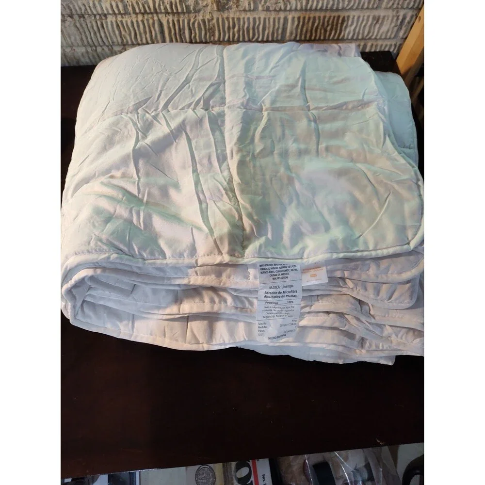 King Size Linen Spa Mattress Pad New (1244)